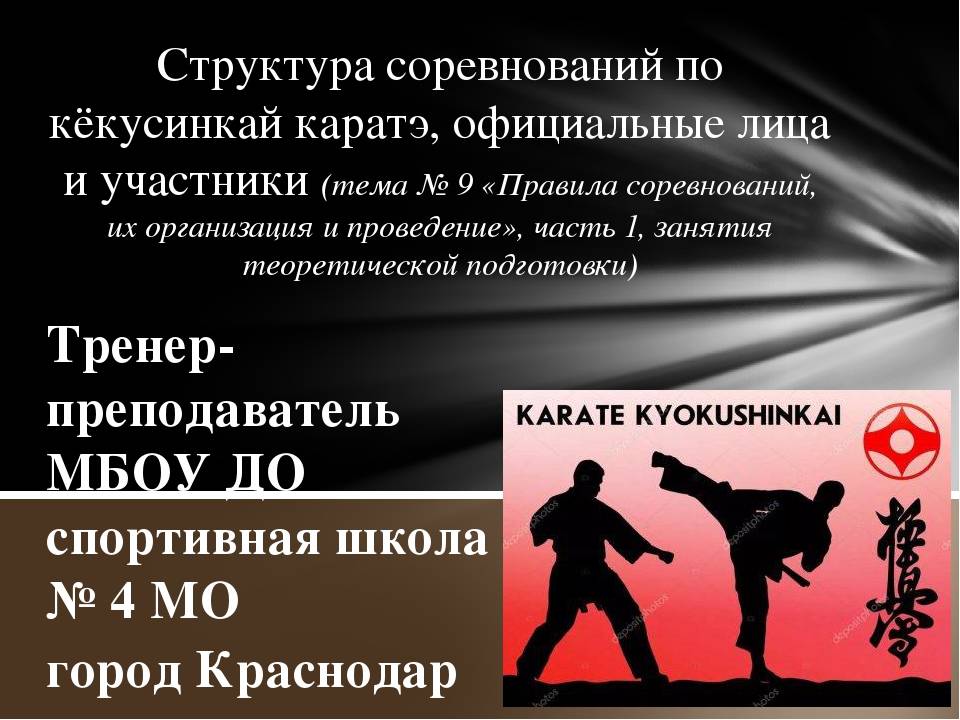 Определимся в понятиях или каратэ спортивное и традиционное