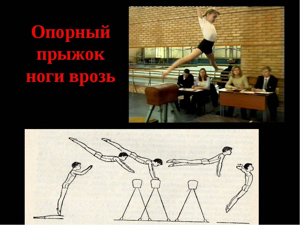 Опорный прыжок картинка