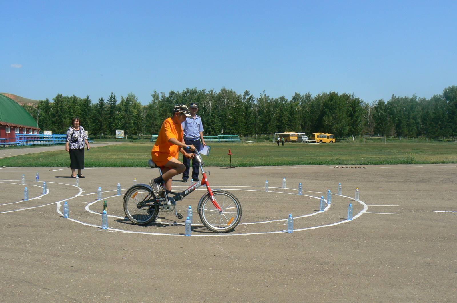 Размеры препятствий фигурное вождение велосипеда