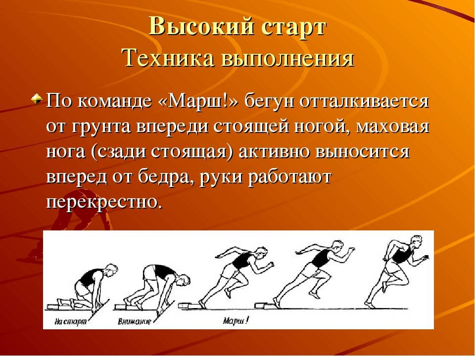 Бег на короткие дистанции план конспект 6 класс