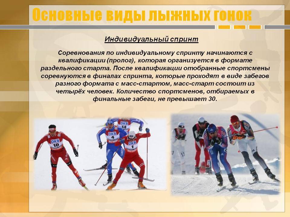 Виды лыжных гонок
