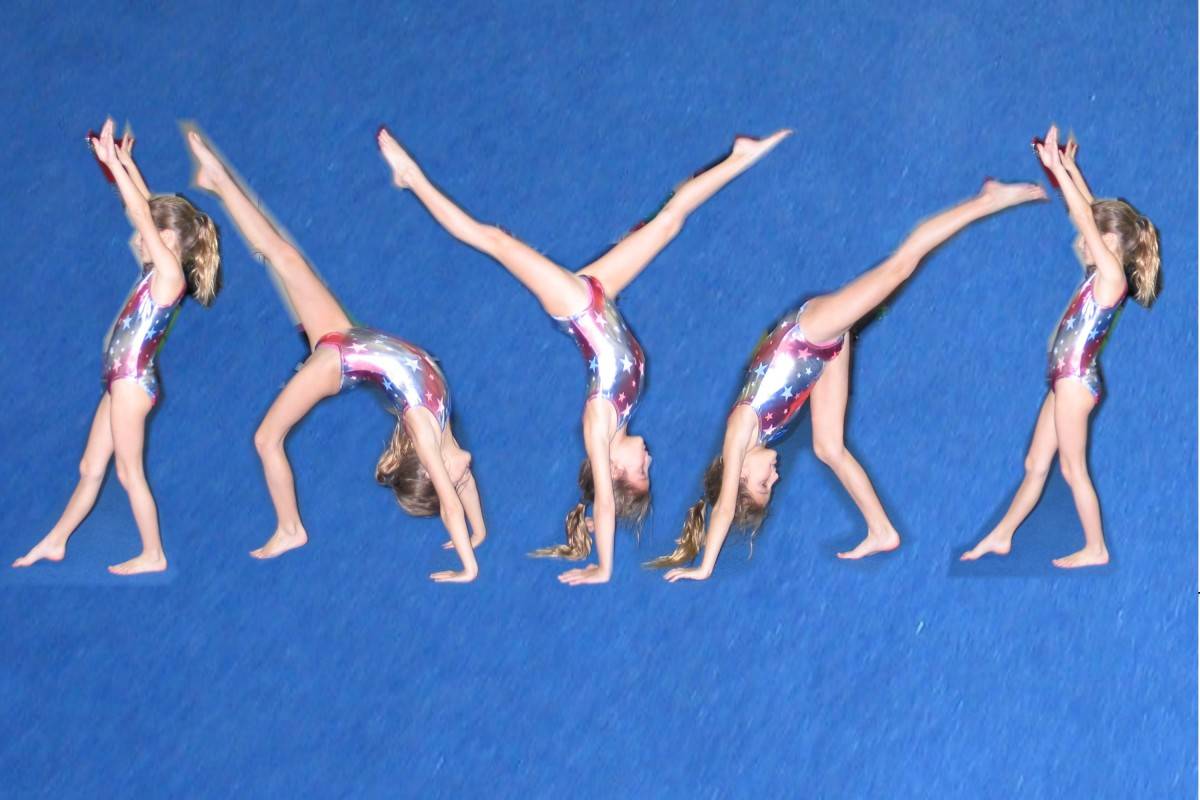 Элементы художественной гимнастики легкие