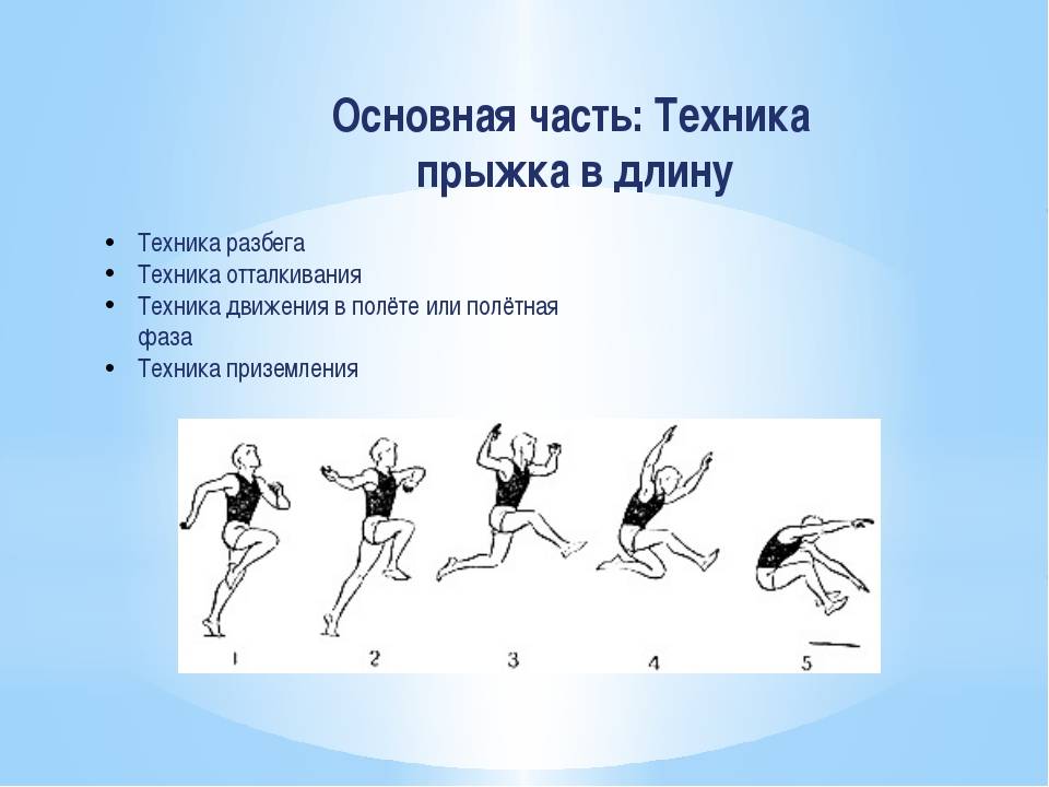 Основы техники прыжков