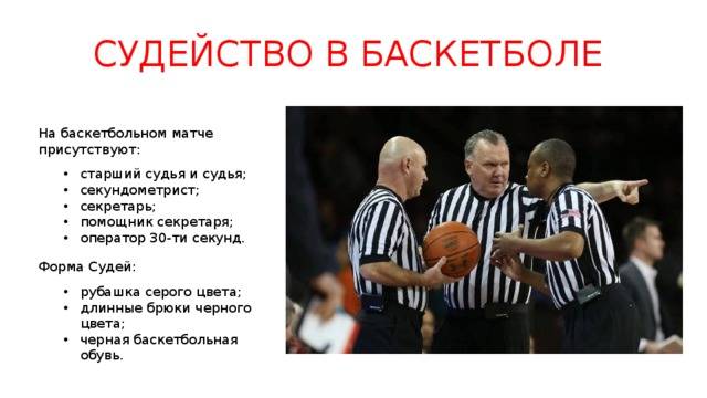 Жесты судей в баскетболе: классификация и описание :: syl.ru