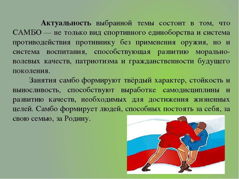 Почему самбо гордость российского спорта