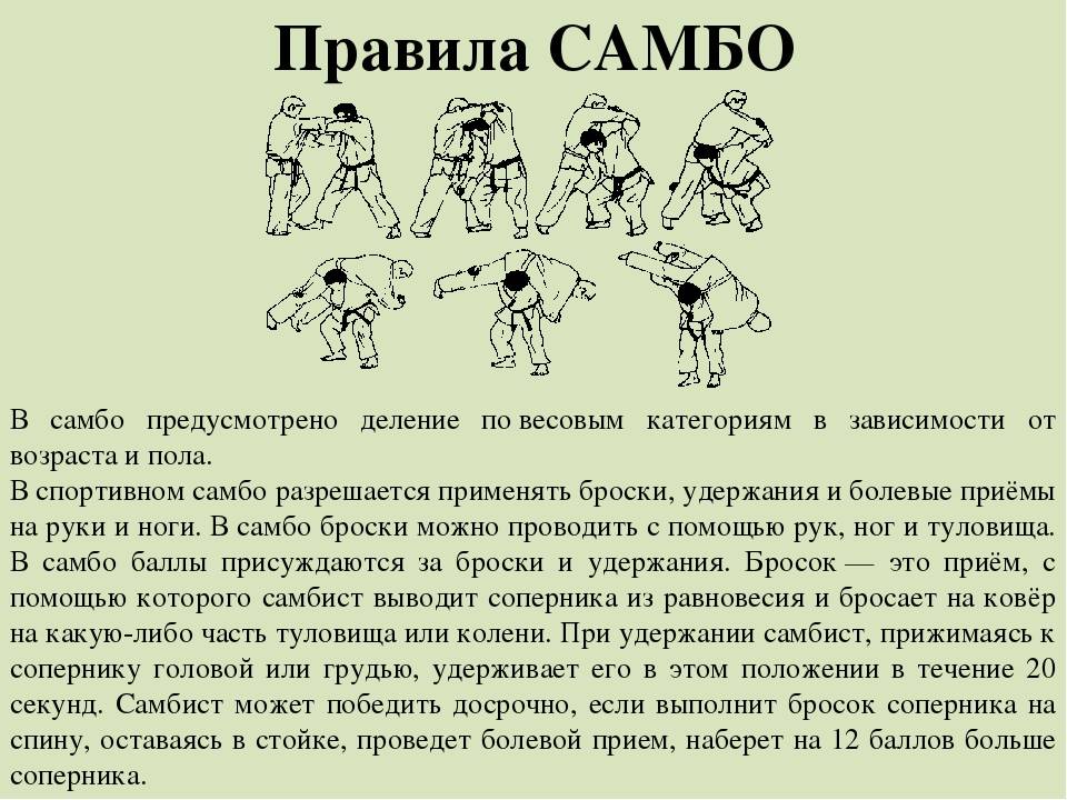 План конспект самбо