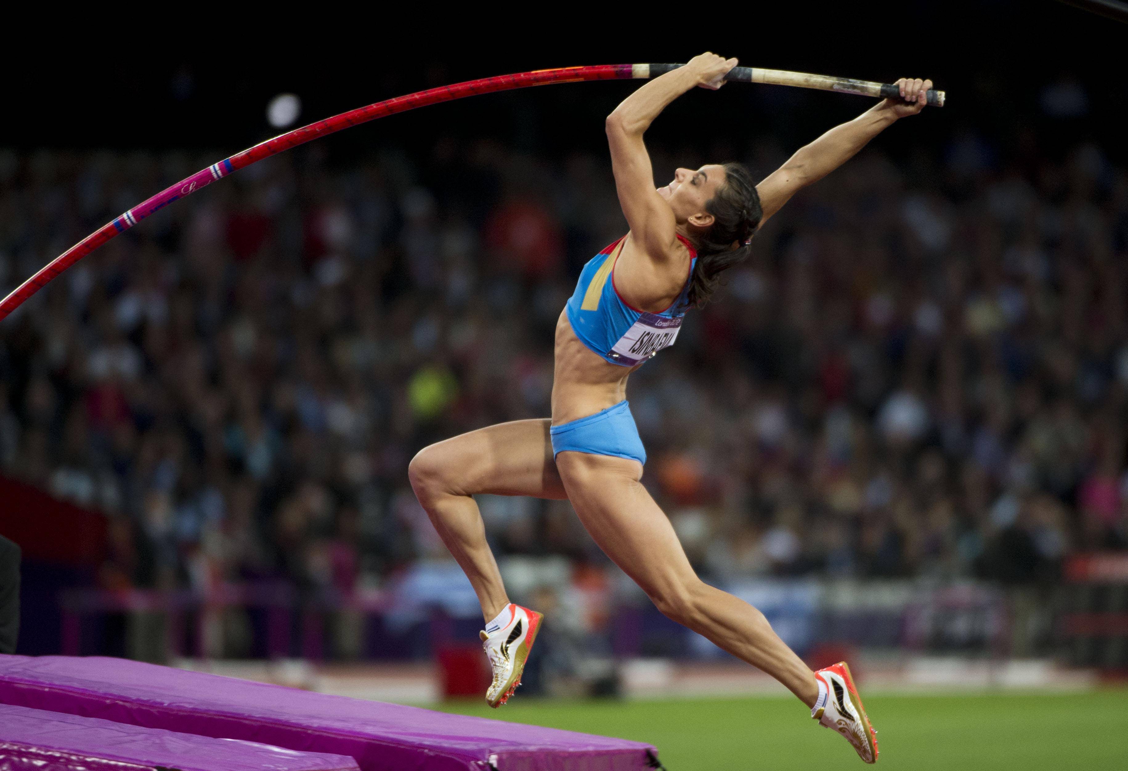 Самый главный спорт. Лёгкая атлетика прыжки с шестом Исинбаева.