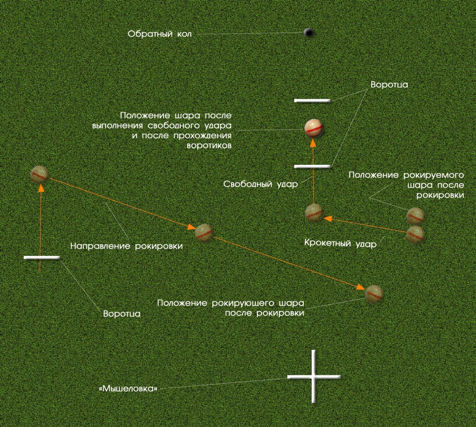Крокет игра правила игры и схема