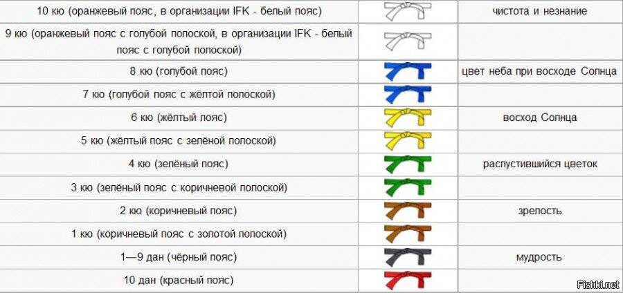 Карта на зеленый пояс по дзюдо