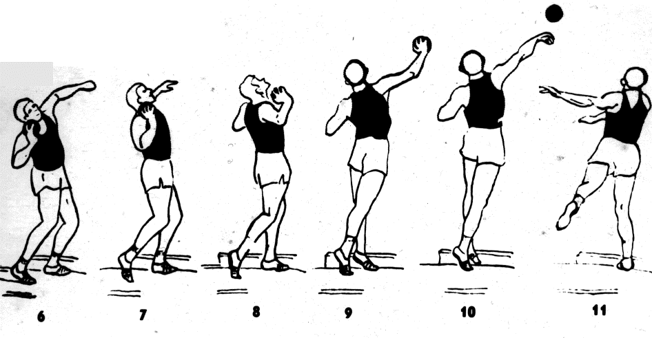 Метание ядра рисунок