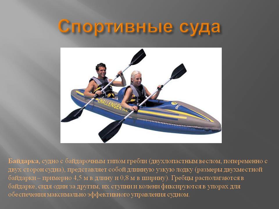 Байдарка (каяк). виды и особенности.